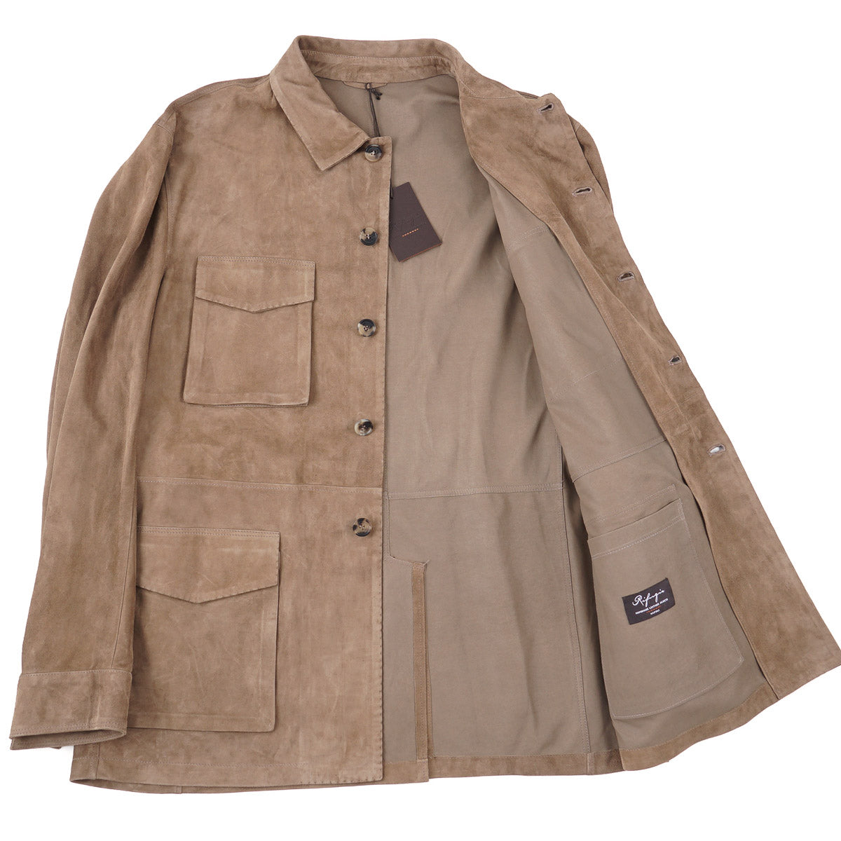 Rifugio Unlined Nappa Suede Safari Jacket - Top Shelf Apparel