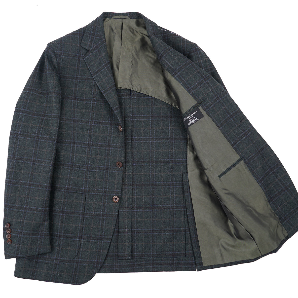 Sartorio Soft Flannel Wool Sport Coat