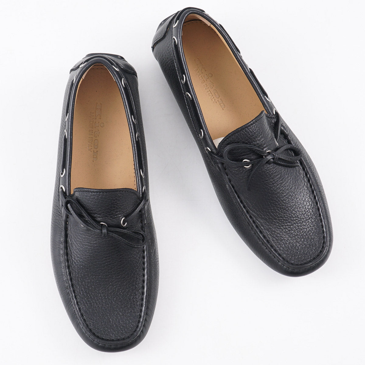 Kiton Calf Leather Driving Loafers