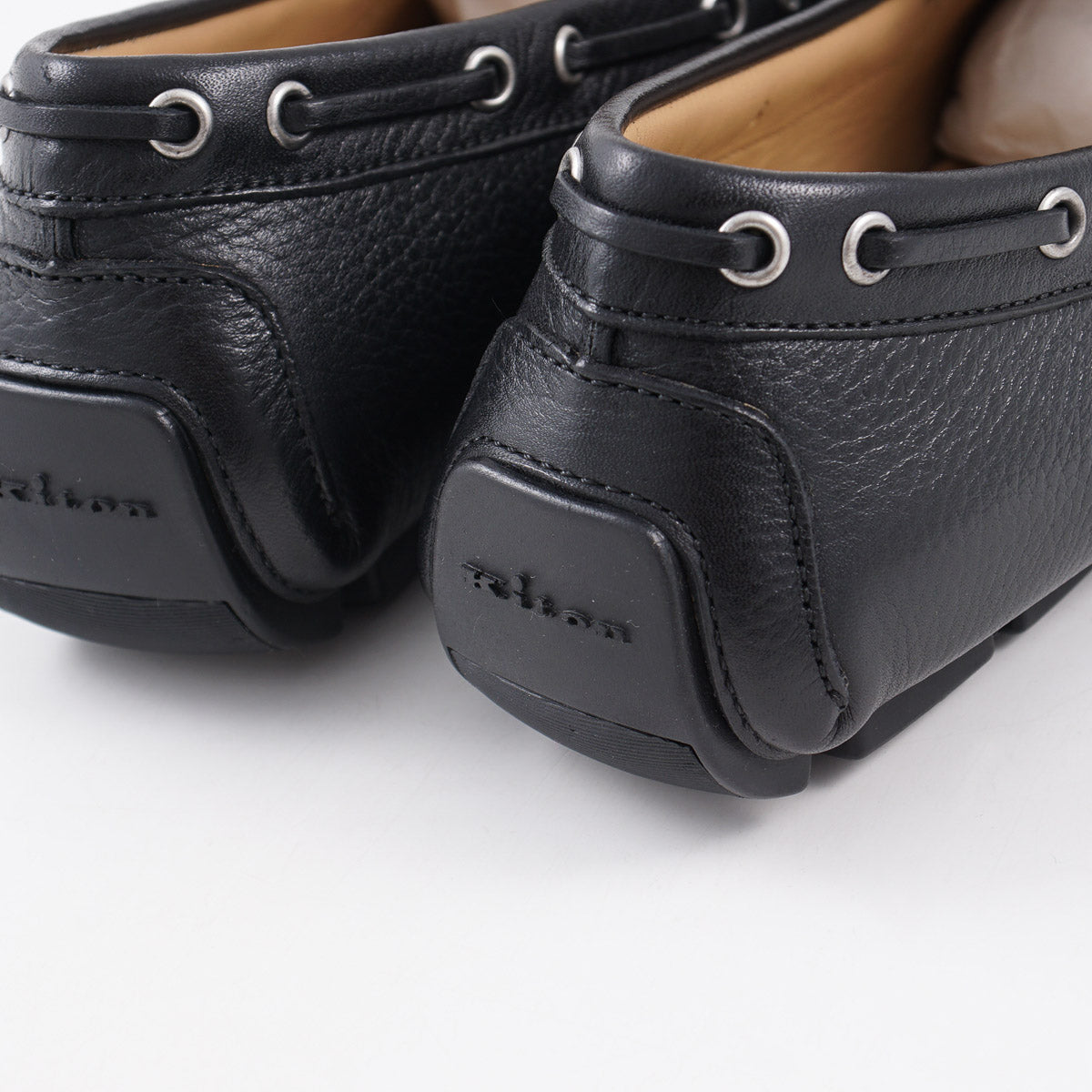 Kiton Calf Leather Driving Loafers