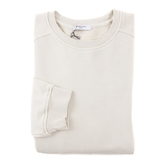 Boglioli Garment-Washed Cotton Sweatshirt - Top Shelf Apparel