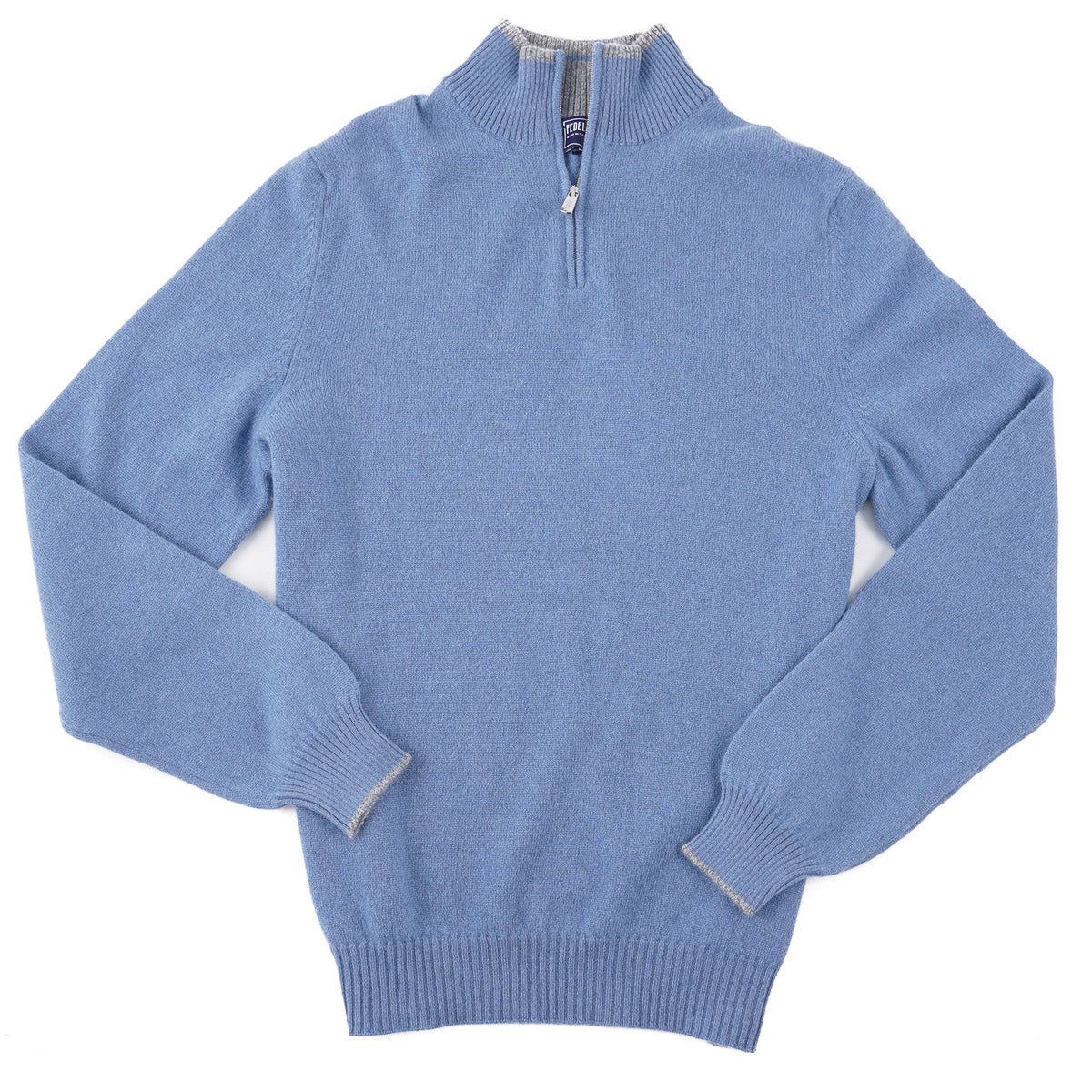 Fedeli Half-Zip Pure Cashmere Sweater - Top Shelf Apparel