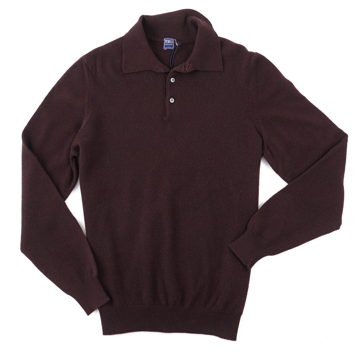 Fedeli Pure Cashmere Polo Sweater - Top Shelf Apparel