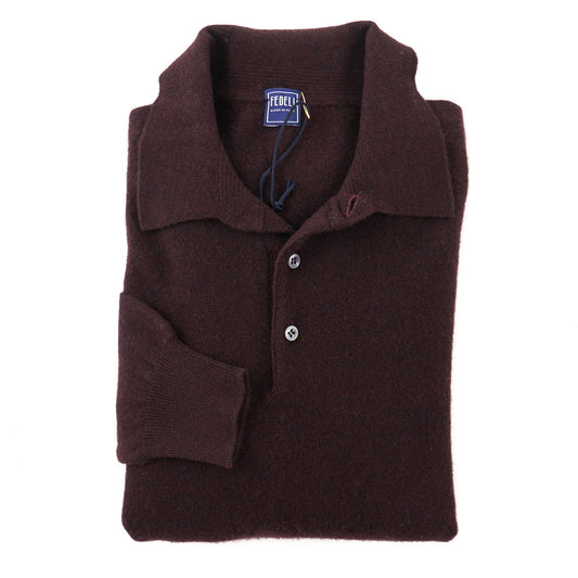 Fedeli Pure Cashmere Polo Sweater - Top Shelf Apparel