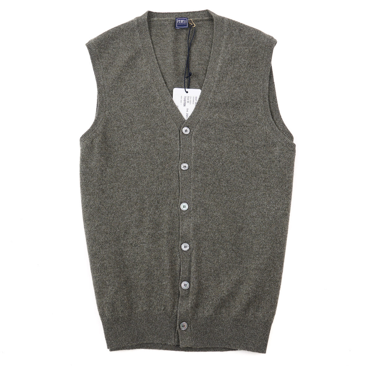 Fedeli Cashmere Cardigan Sweater Vest - Top Shelf Apparel