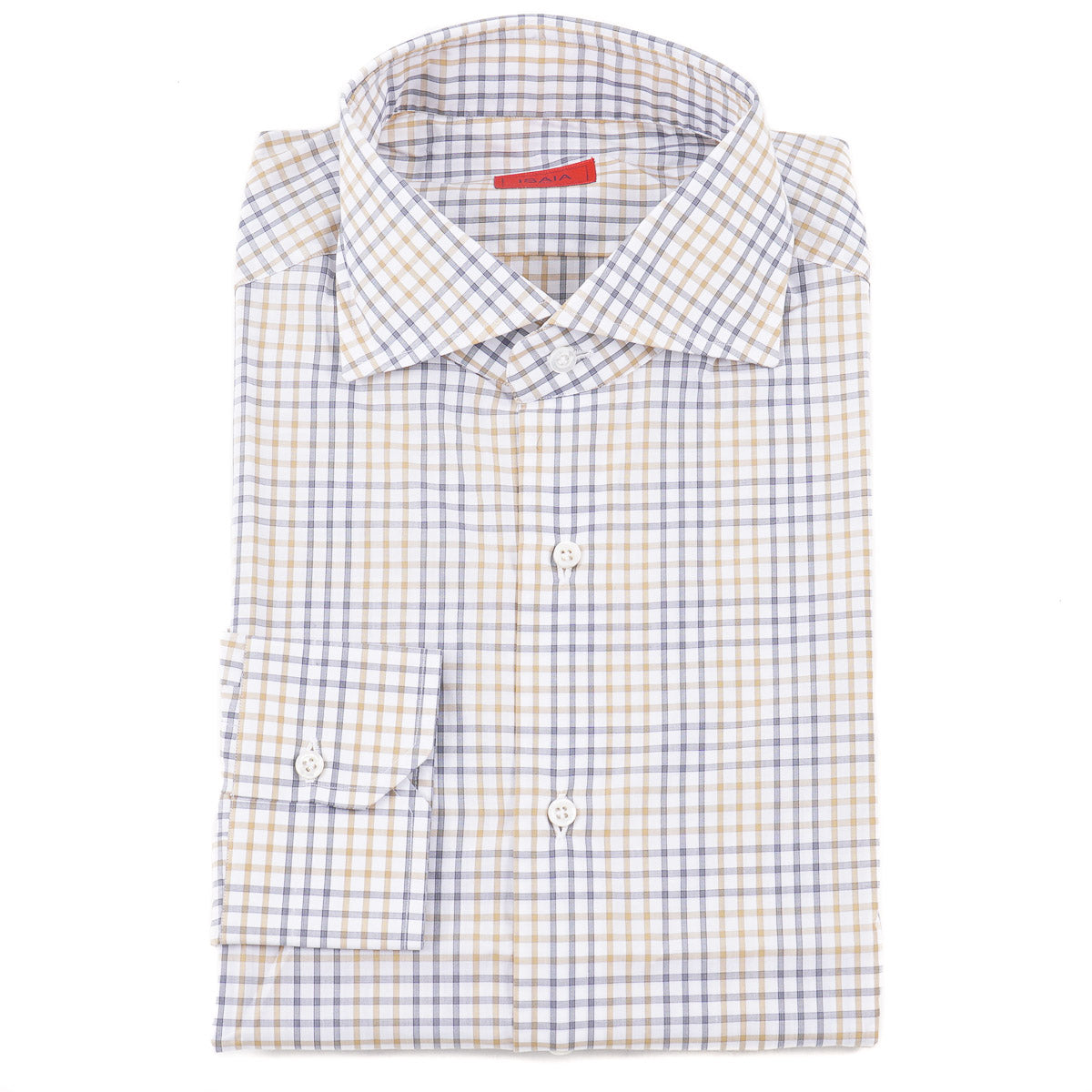 Isaia Tailored-Fit 'Mix' Cotton Shirt - Top Shelf Apparel