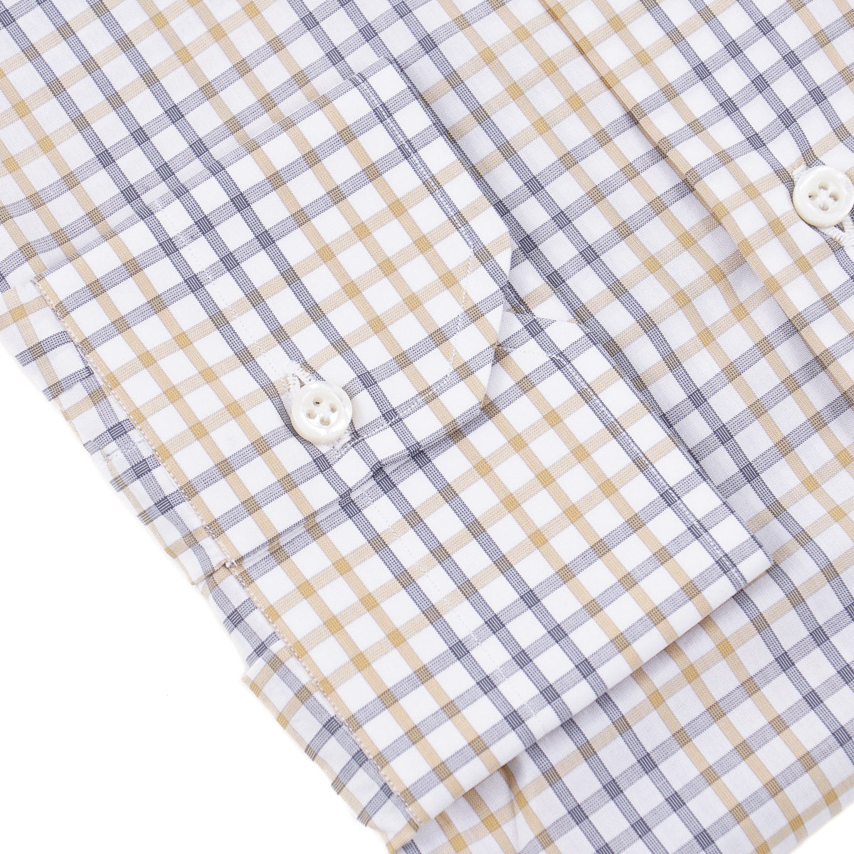 Isaia Tailored-Fit 'Mix' Cotton Shirt - Top Shelf Apparel