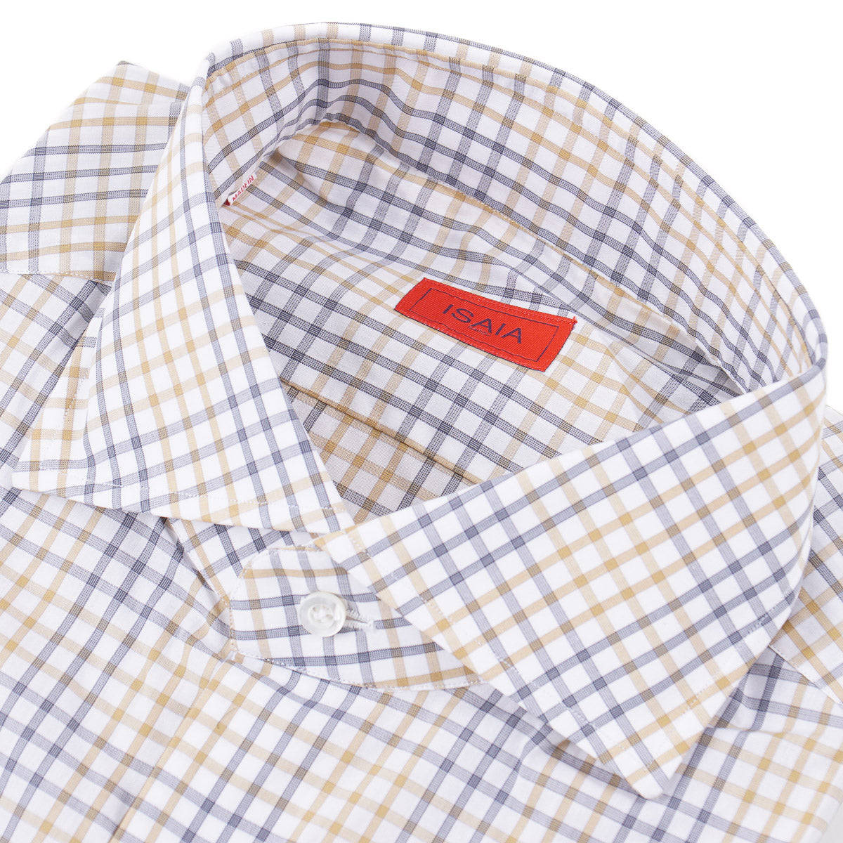 Isaia Tailored-Fit 'Mix' Cotton Shirt - Top Shelf Apparel