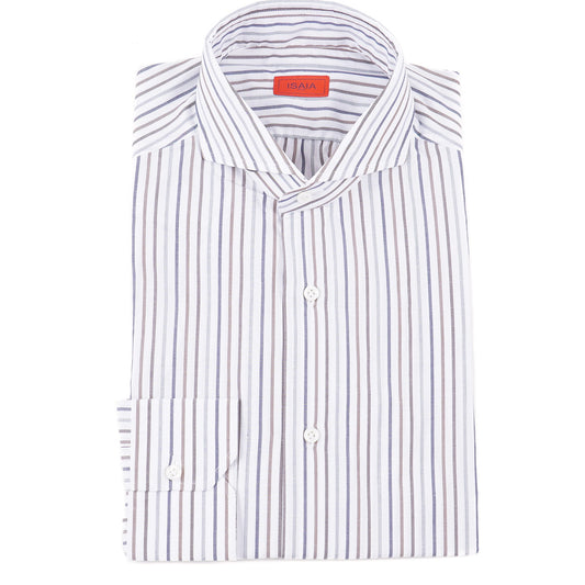 Isaia Tailored-Fit 'Mix' Cotton Shirt