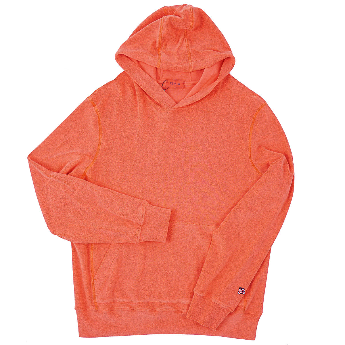 Isaia Cotton-Silk Terry Hooded Sweatshirt - Top Shelf Apparel