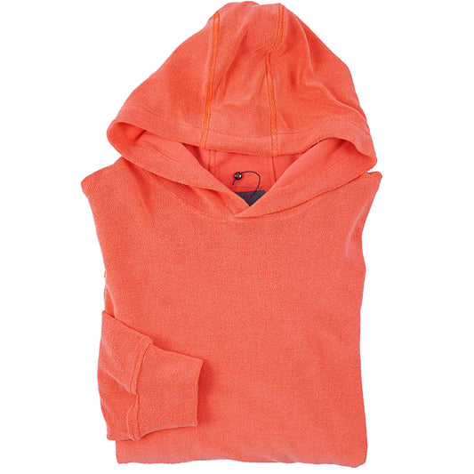 Isaia Cotton-Silk Terry Hooded Sweatshirt - Top Shelf Apparel