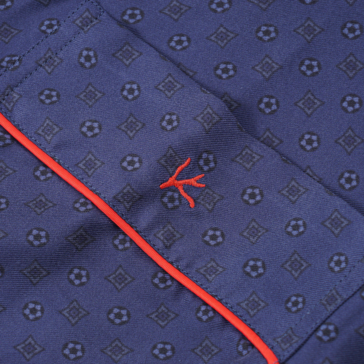 Isaia Printed Silk Belted Robe