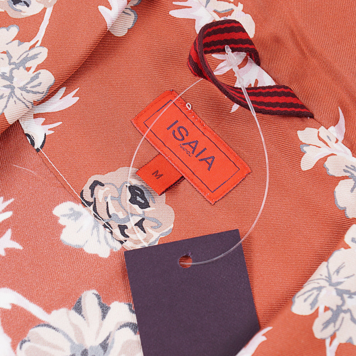 Isaia Printed Floral Silk Pajama Shirt
