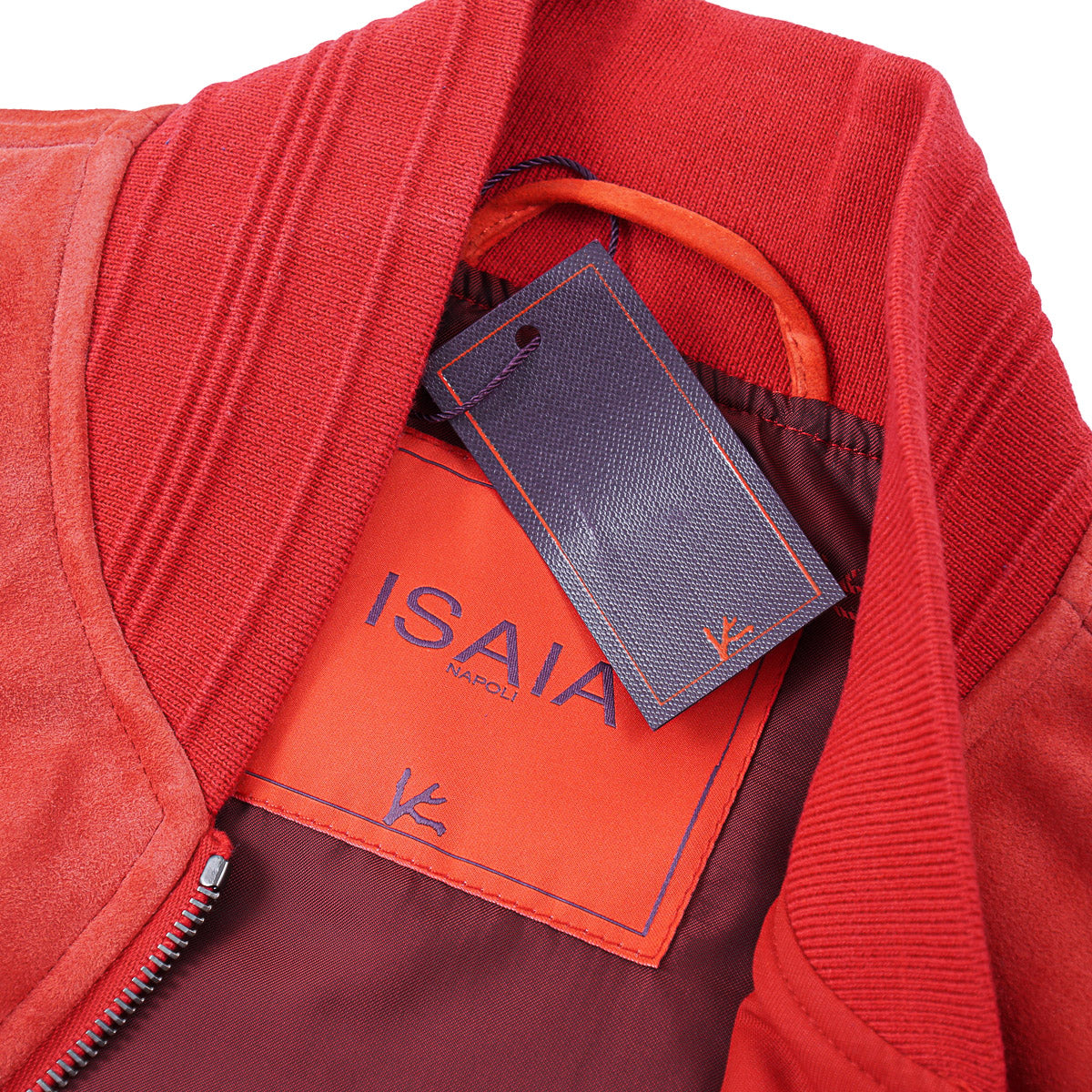 Isaia Tech Wool and Lamb Suede Vest