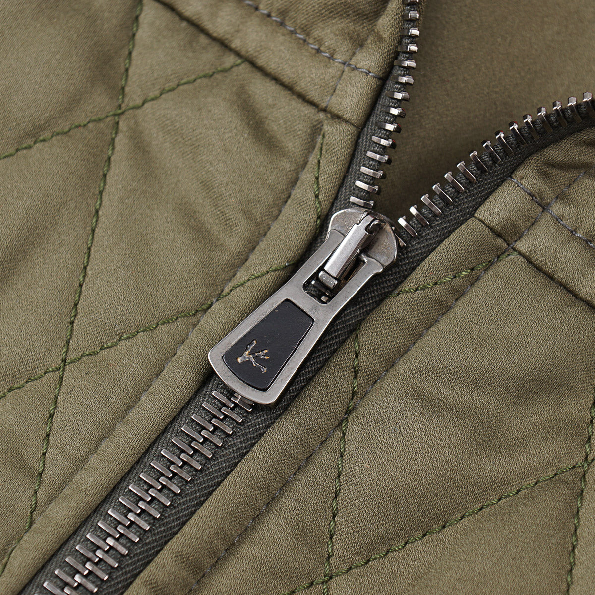 Isaia Quilted Padded Short Field Jacket