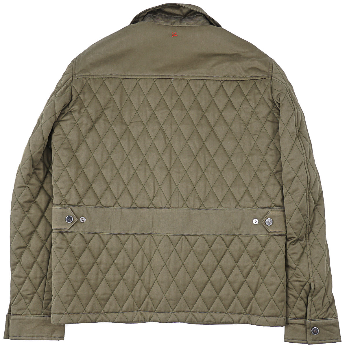 Isaia Quilted Padded Short Field Jacket