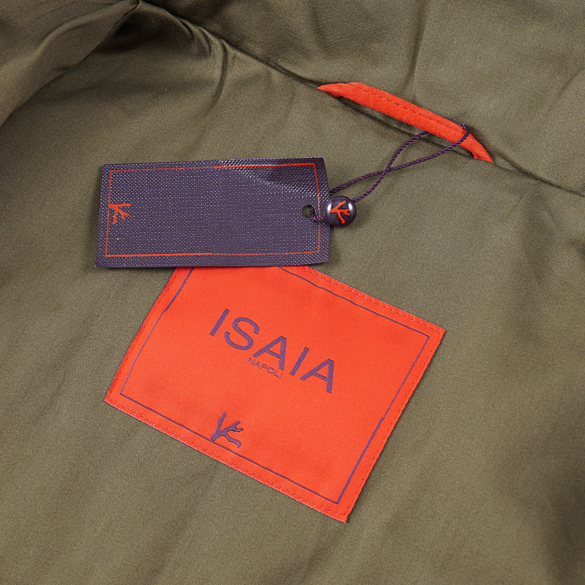Isaia Quilted Padded Short Field Jacket