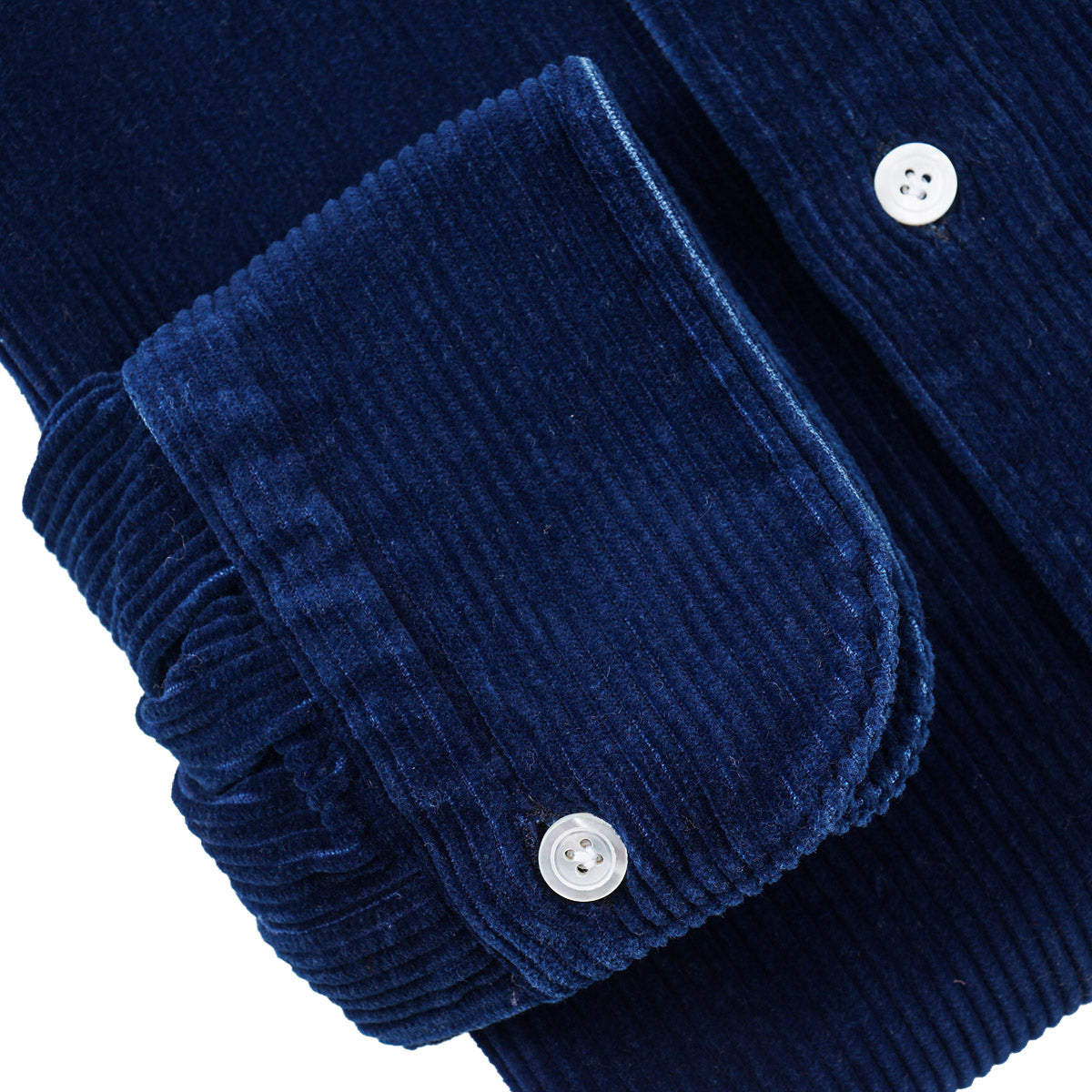 Finamore Slim-Fit Corduroy Cotton Shirt