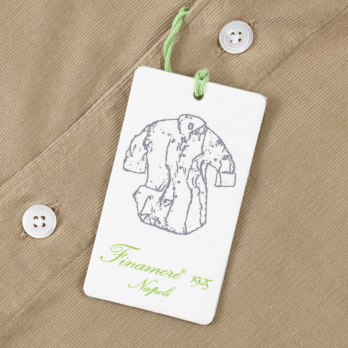 Finamore Fine-Wale Corduroy Shirt