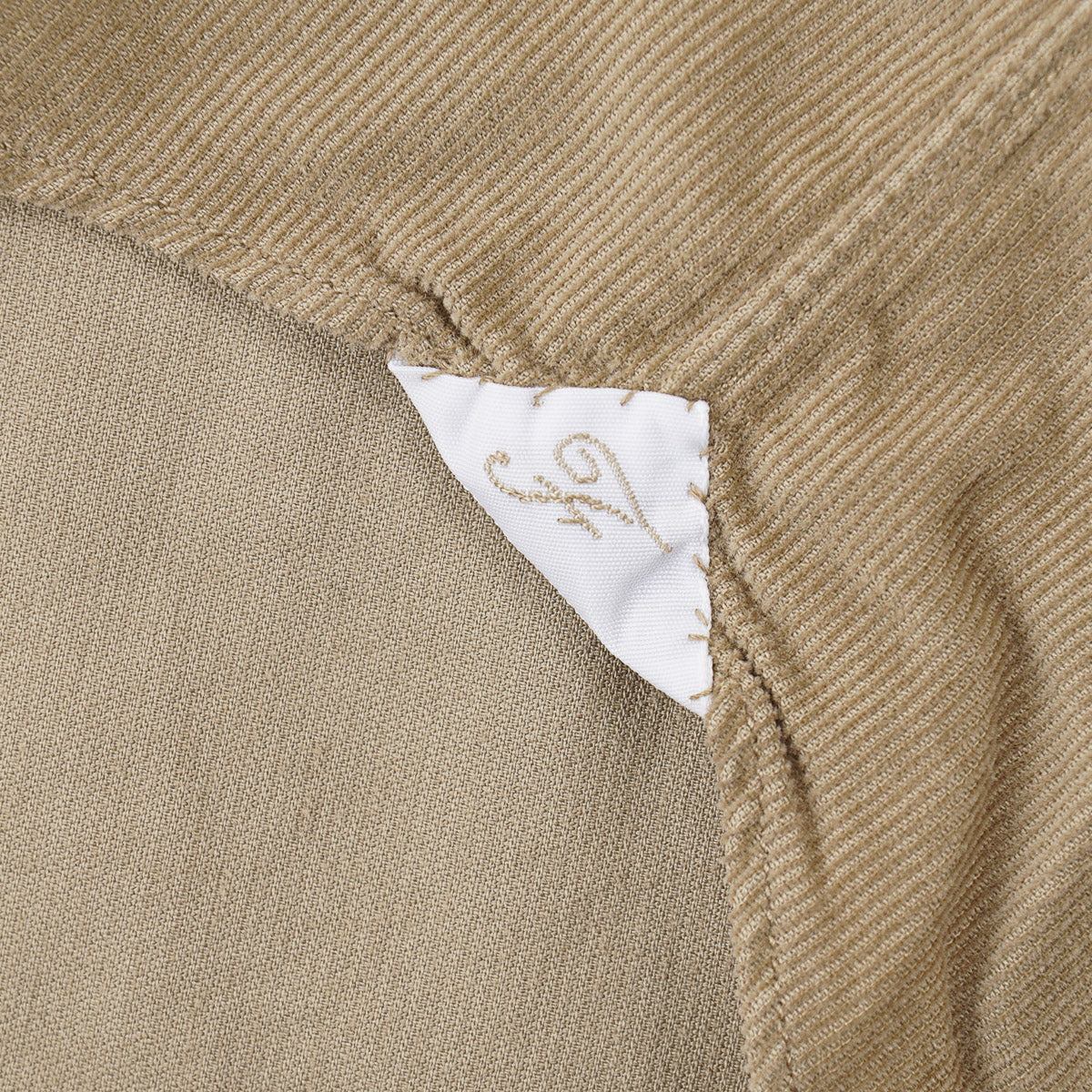 Finamore Fine-Wale Corduroy Shirt