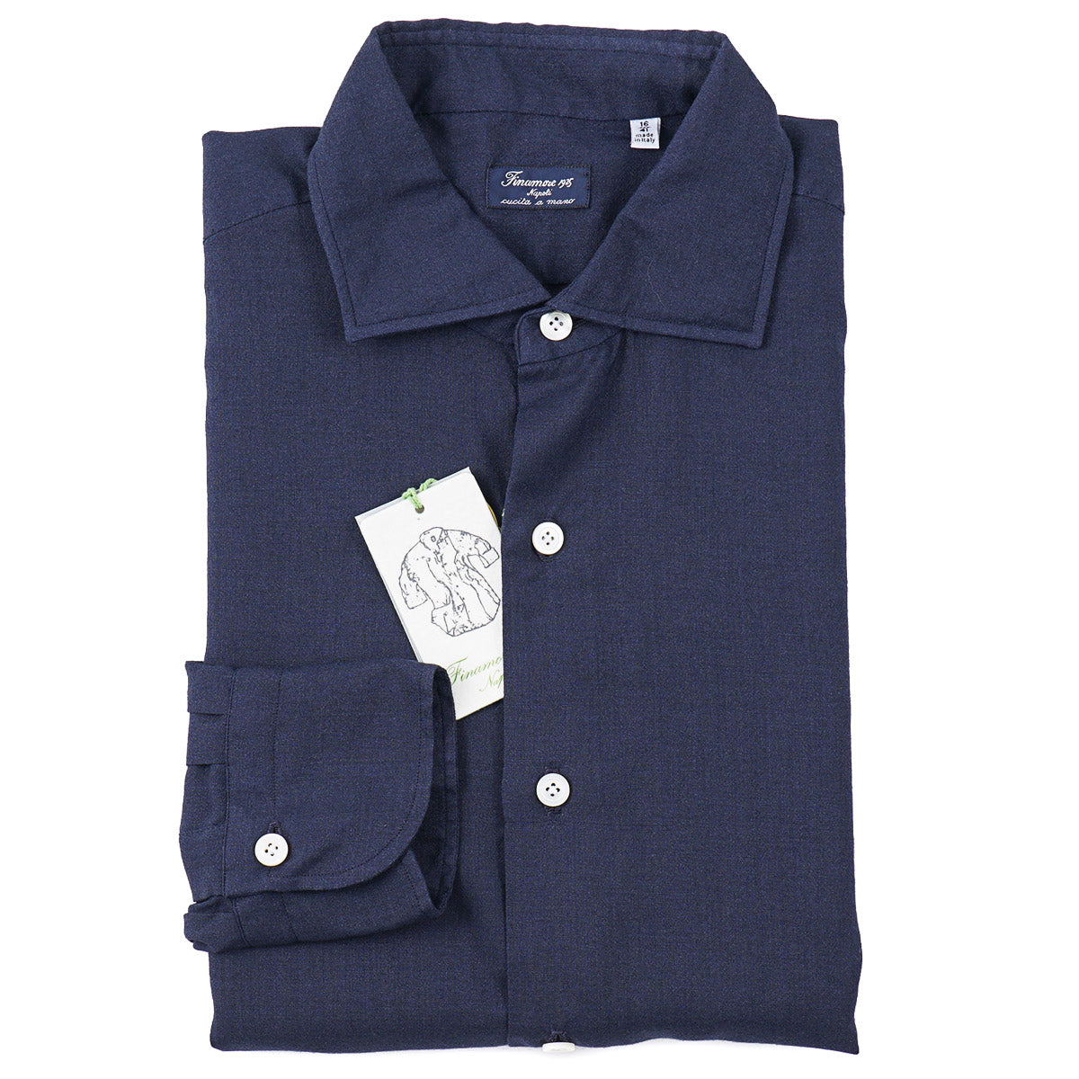 Finamore Superfine Cashmere-Silk Shirt