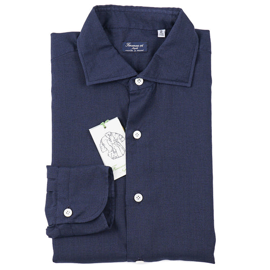 Finamore Superfine Cashmere-Silk Shirt