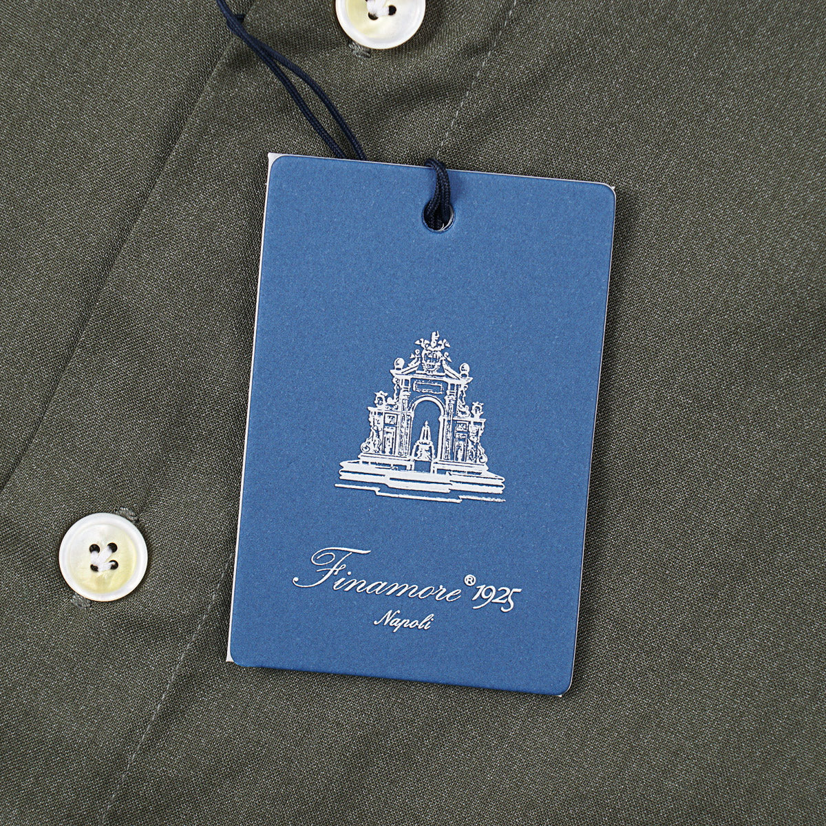 Finamore Superfine Wool-Silk Shirt