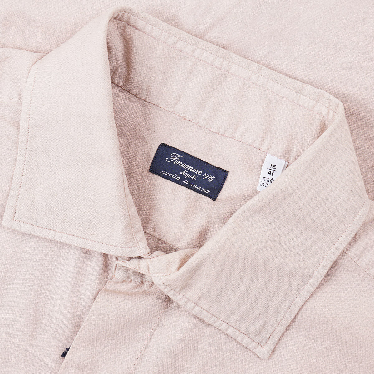 Finamore Carlo Riva Cotton-Cashmere Shirt
