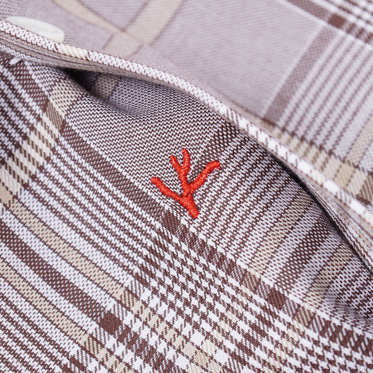 Isaia Tailored-Fit 'Mix' Cotton Shirt - Top Shelf Apparel