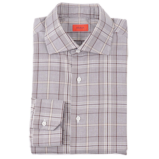 Isaia Tailored-Fit 'Mix' Cotton Shirt - Top Shelf Apparel