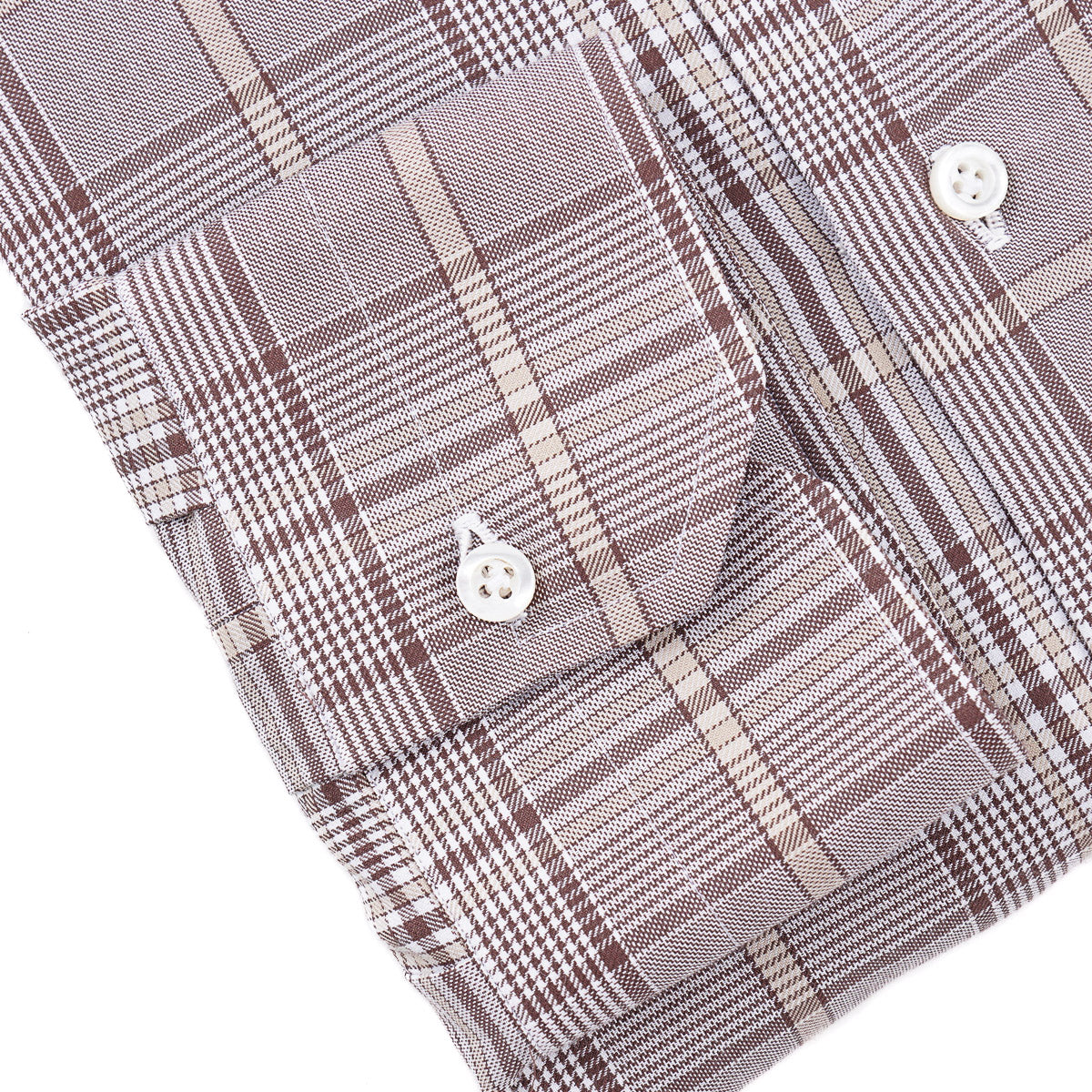 Isaia Tailored-Fit 'Mix' Cotton Shirt - Top Shelf Apparel