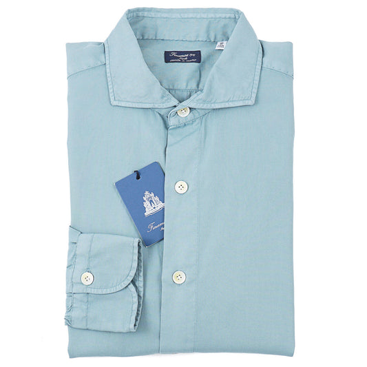 Finamore Extrafine Cotton-Silk Shirt - Top Shelf Apparel