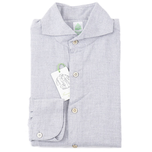 Finamore Extra-Soft Cotton-Blend Shirt - Top Shelf Apparel