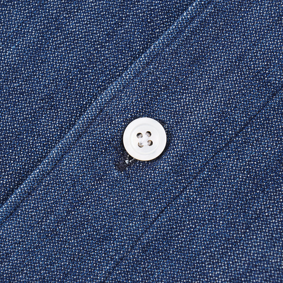 Finamore Slim-Fit Denim Cotton Shirt