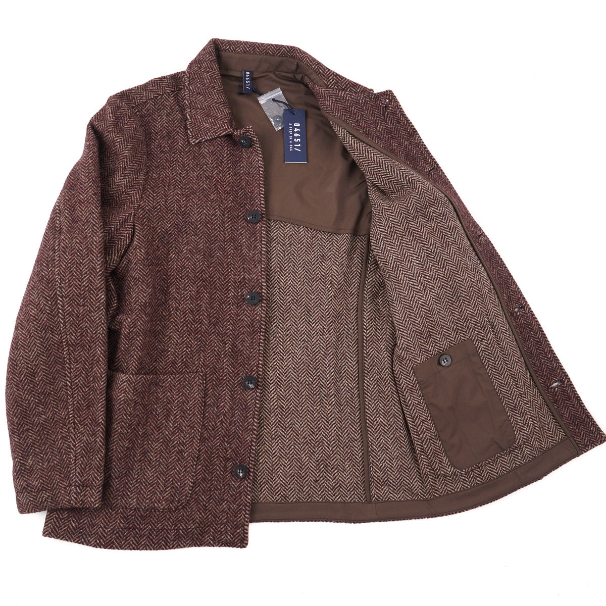 04651 / A Trip in a Bag Herringbone Tweed Jacket - Top Shelf Apparel