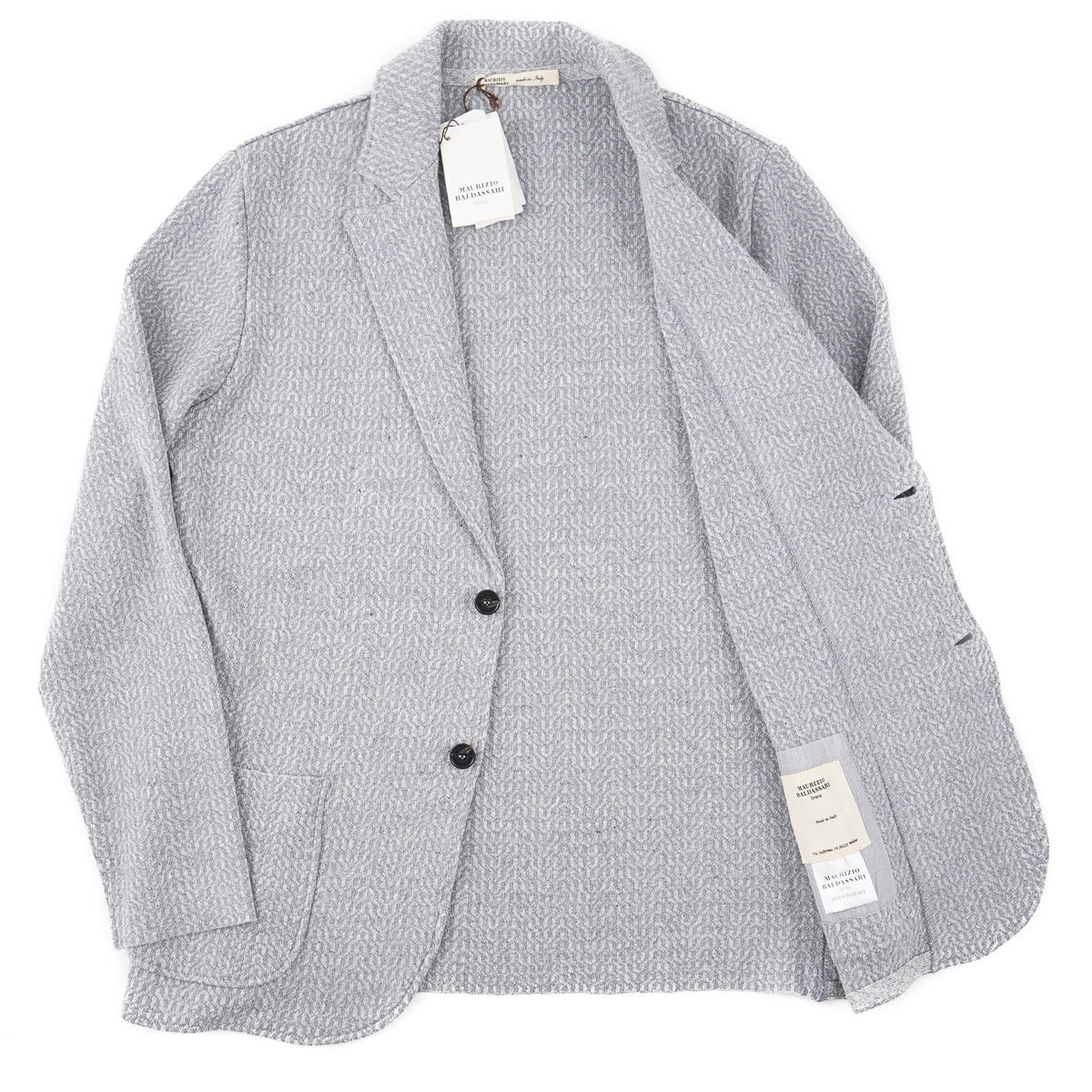 Maurizio Baldassari Knit Cardigan Sweater-Blazer - Top Shelf Apparel