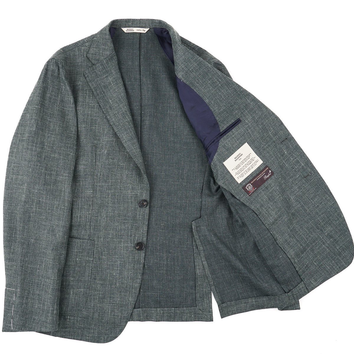 Maurizio Baldassari Wool-Silk-Linen 'Soft Jacket' - Top Shelf Apparel