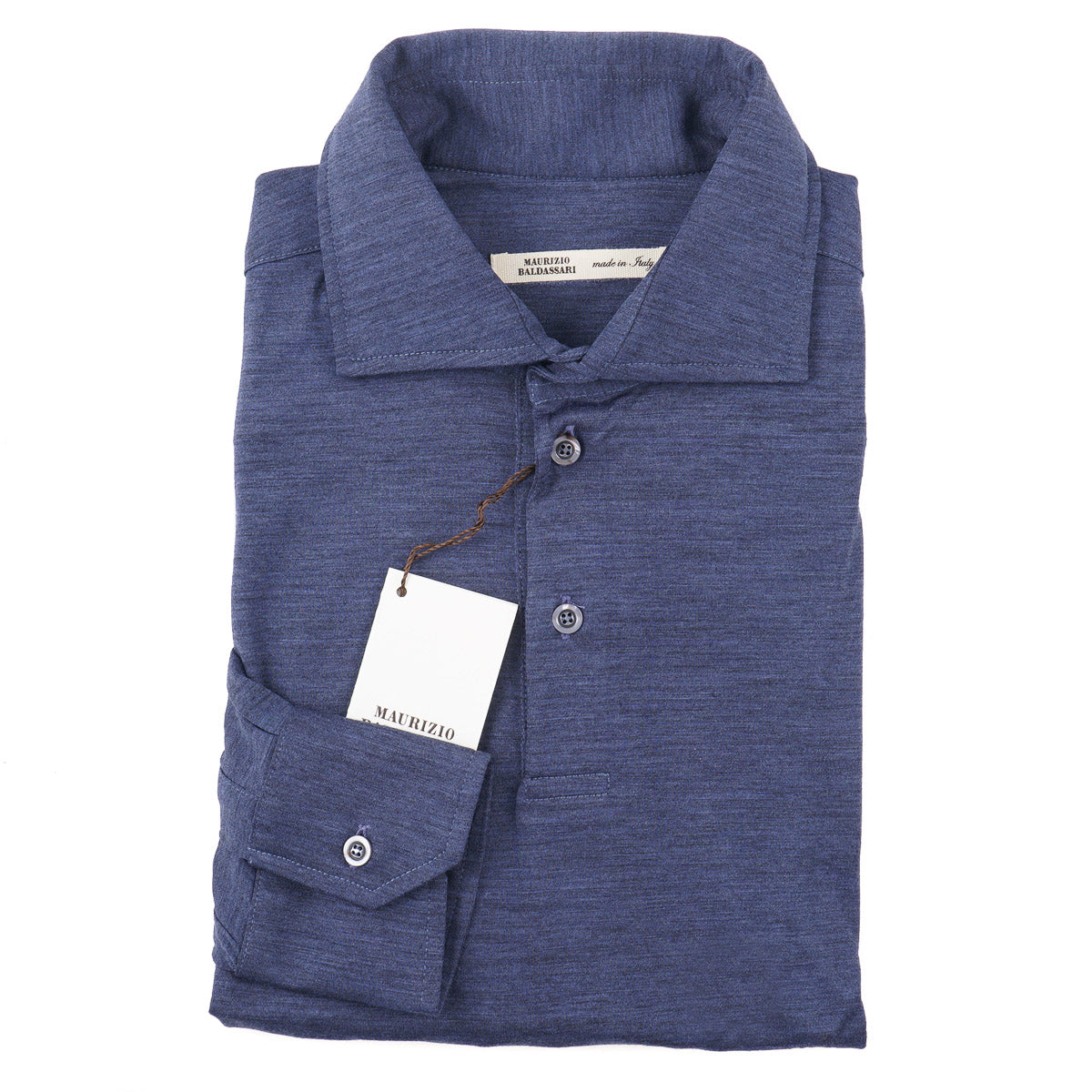 Maurizio Baldassari Superfine Merino Wool Polo - Top Shelf Apparel