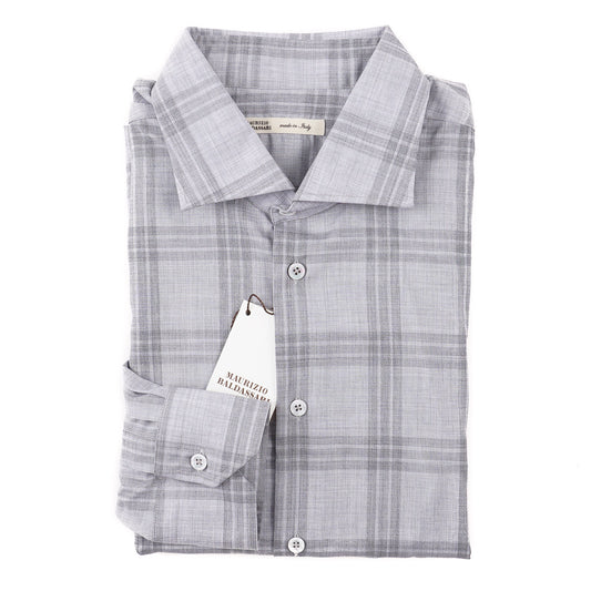 Maurizio Baldassari Lightweight Wool Shirt - Top Shelf Apparel