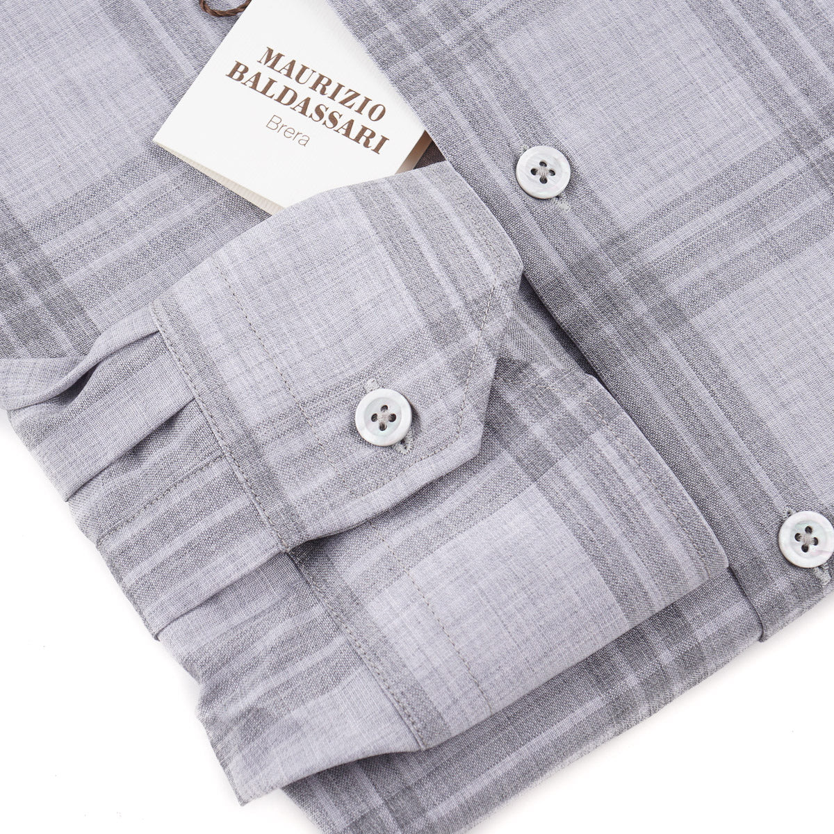 Maurizio Baldassari Lightweight Wool Shirt - Top Shelf Apparel