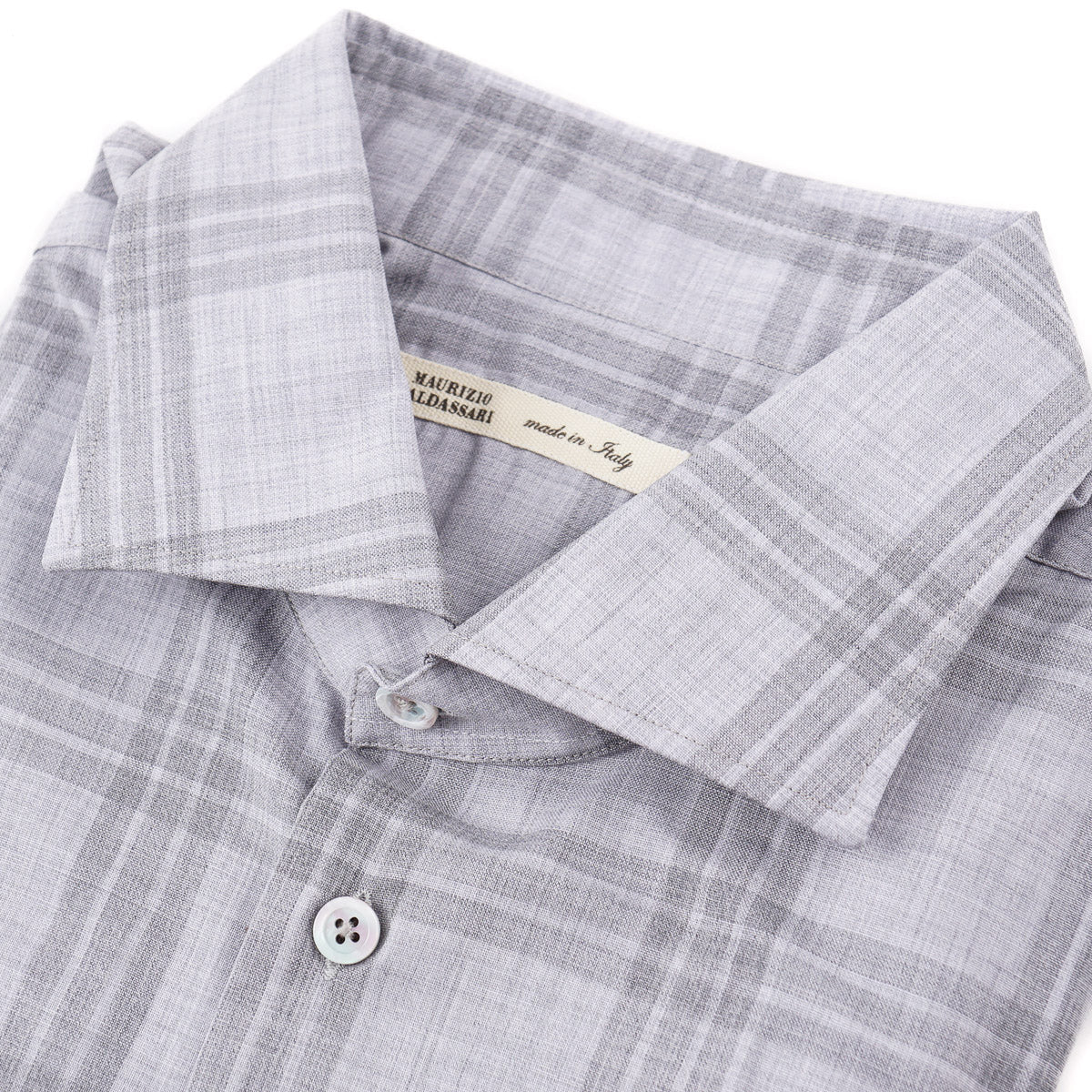 Maurizio Baldassari Lightweight Wool Shirt - Top Shelf Apparel