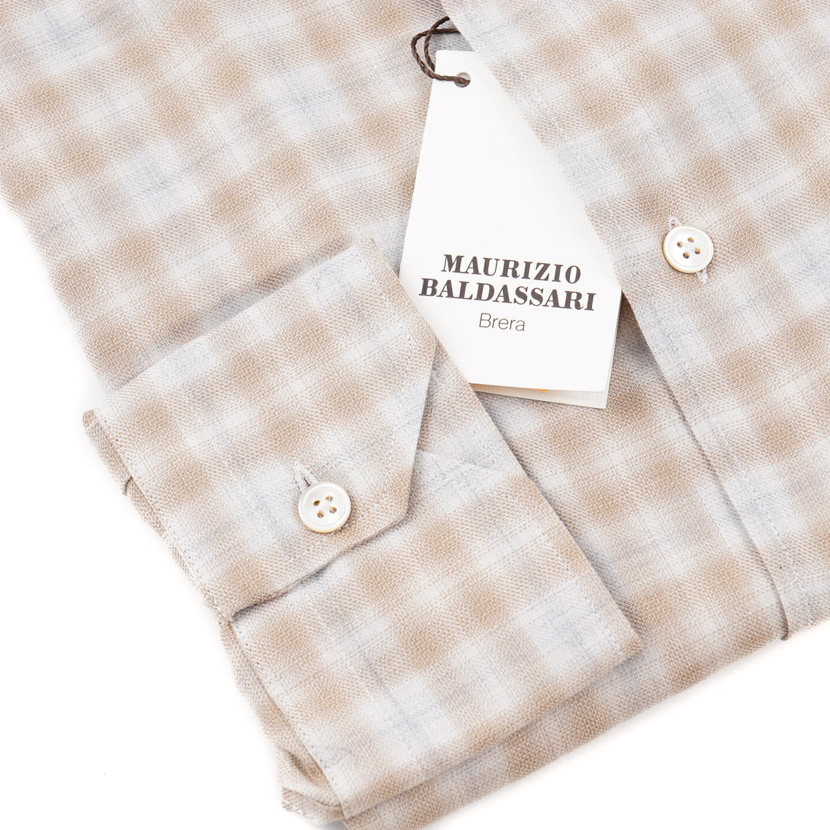 Maurizio Baldassari Cotton-Cashmere Shirt - Top Shelf Apparel