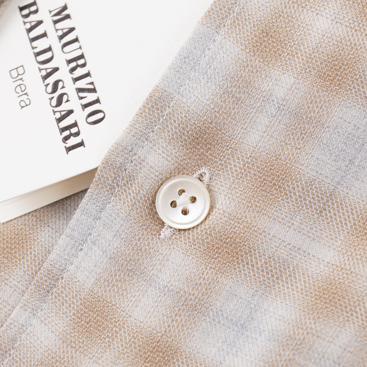 Maurizio Baldassari Cotton-Cashmere Shirt - Top Shelf Apparel