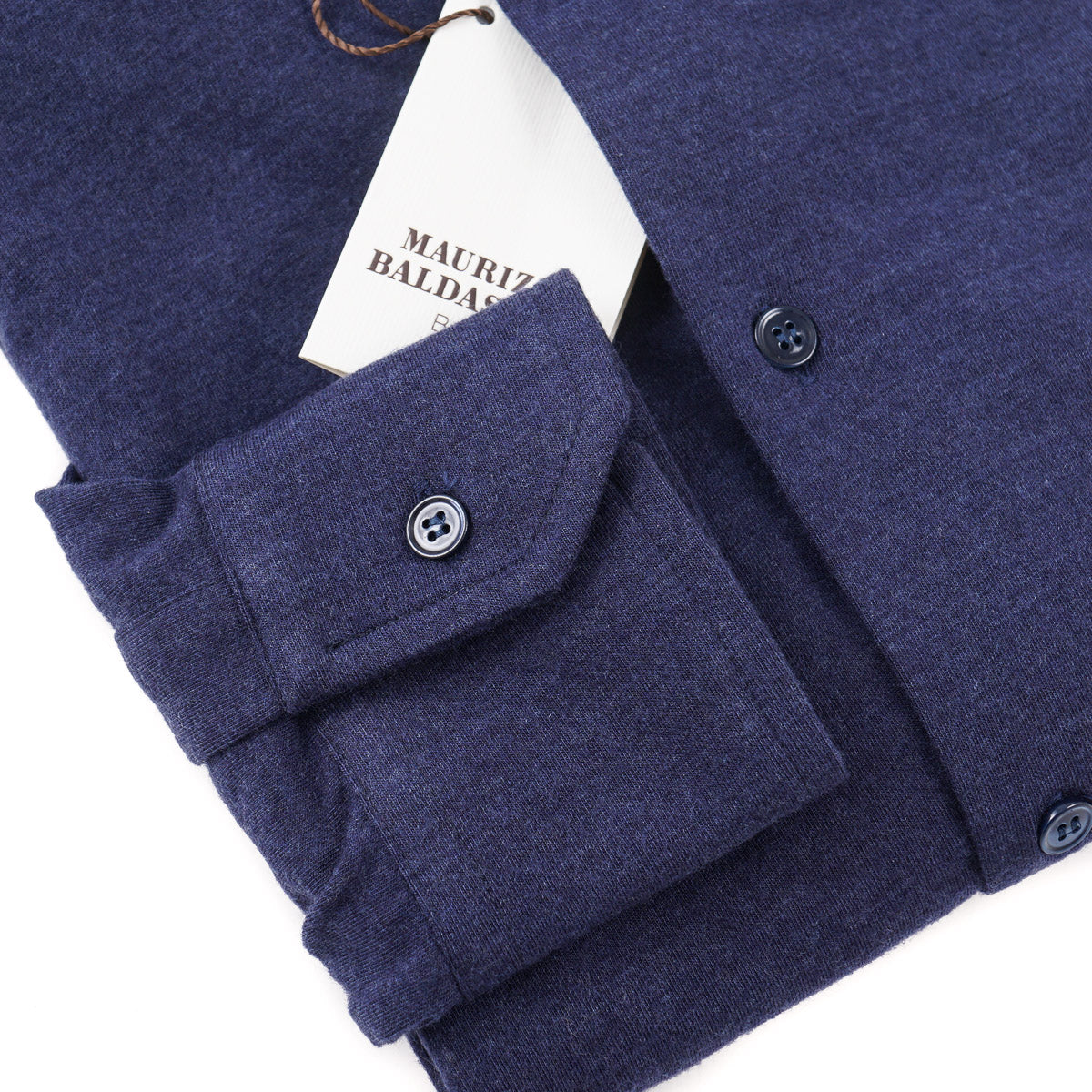 Maurizio Baldassari Soft Jersey Wool Shirt - Top Shelf Apparel