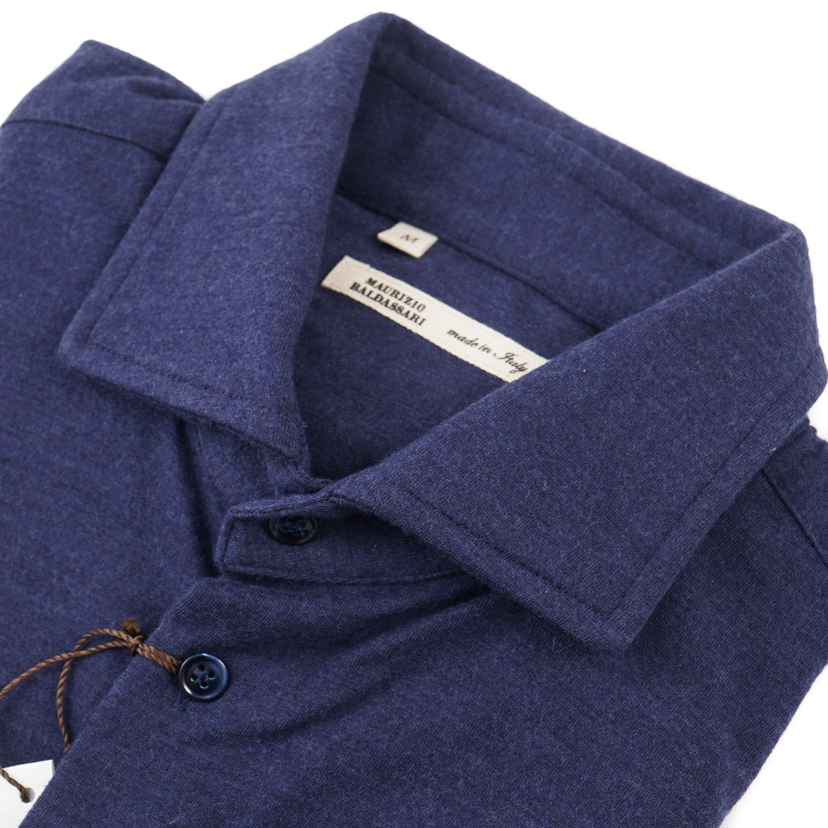 Maurizio Baldassari Soft Jersey Wool Shirt - Top Shelf Apparel