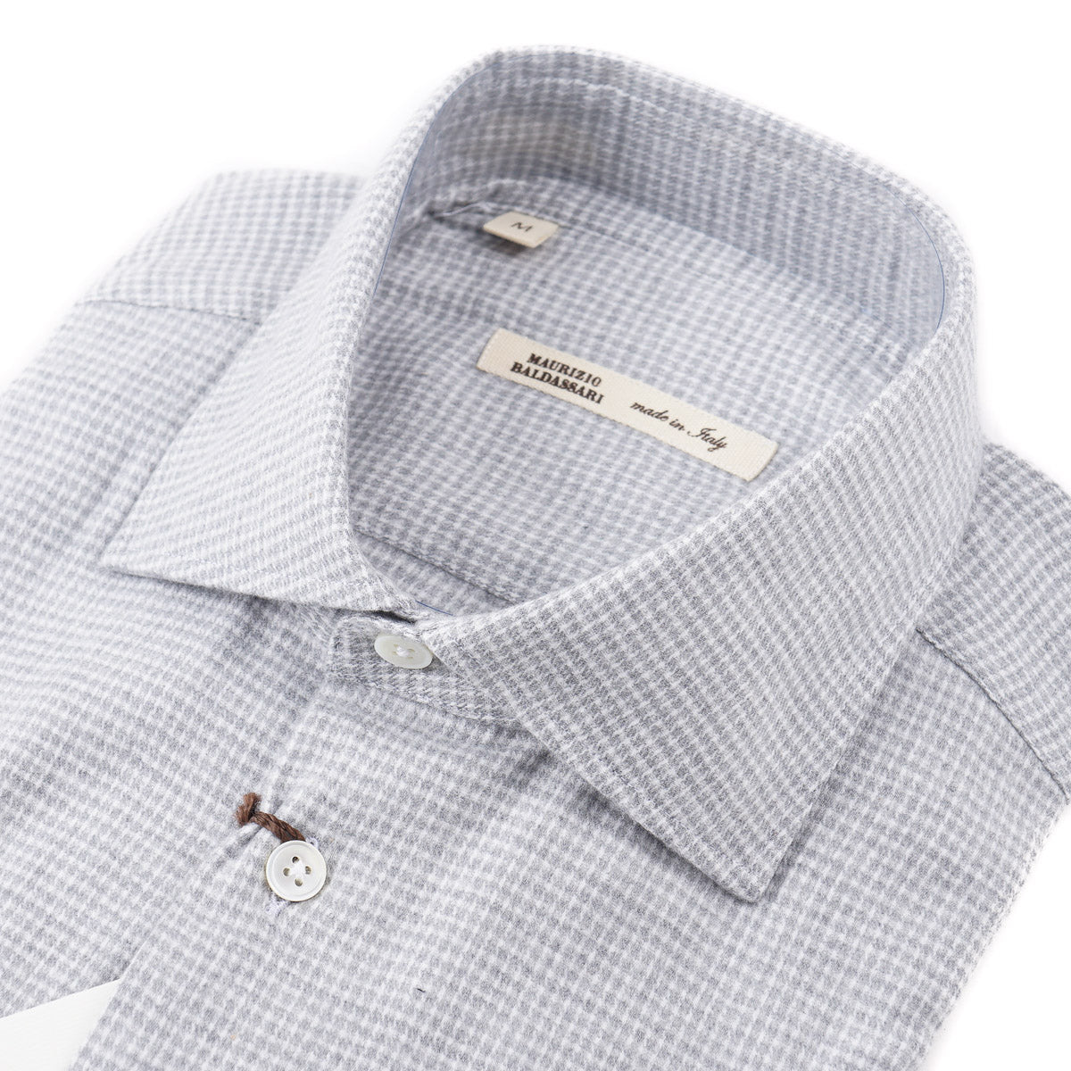 Maurizio Baldassari Soft Flannel Cotton Shirt - Top Shelf Apparel