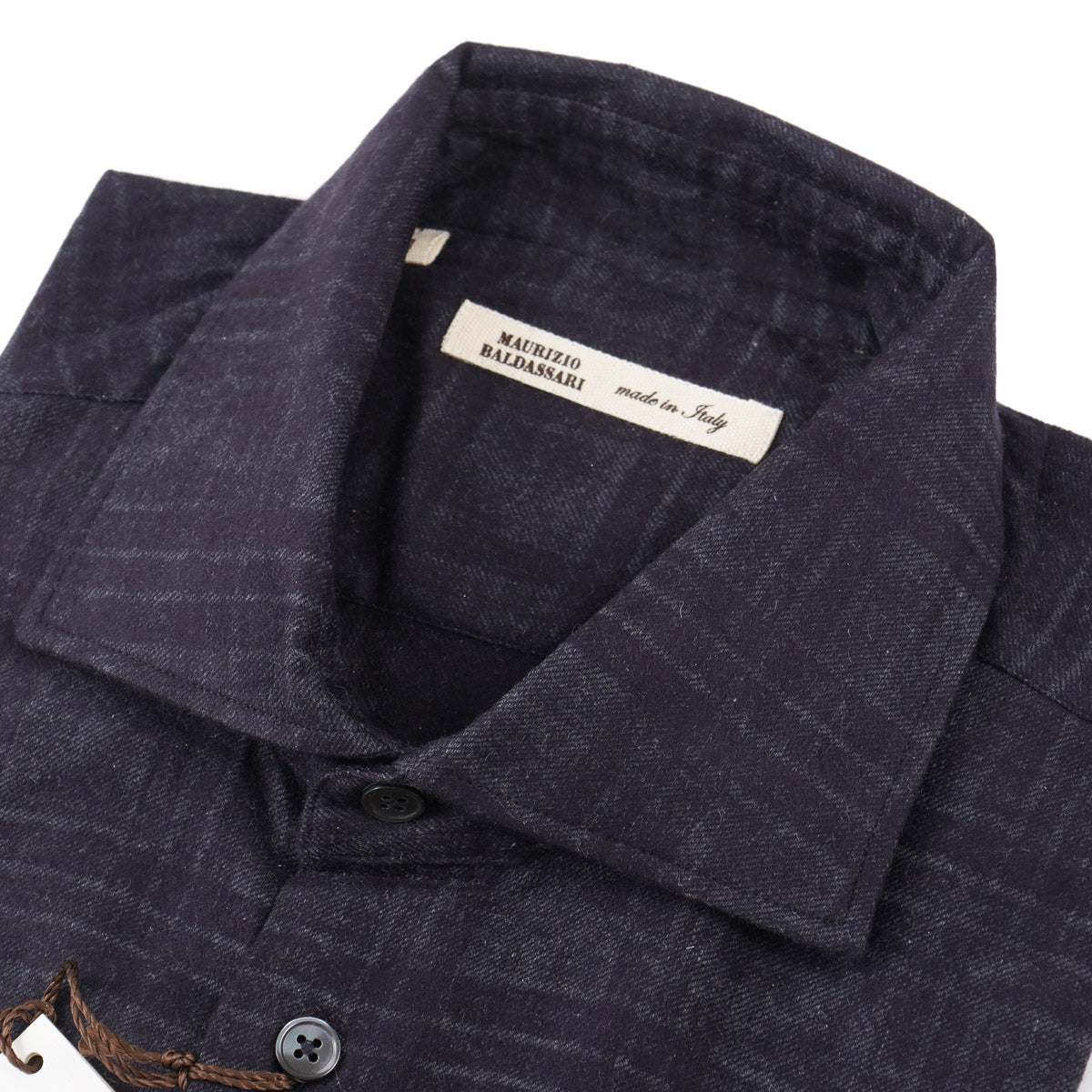 Maurizio Baldassari Soft Flannel Cotton Shirt - Top Shelf Apparel