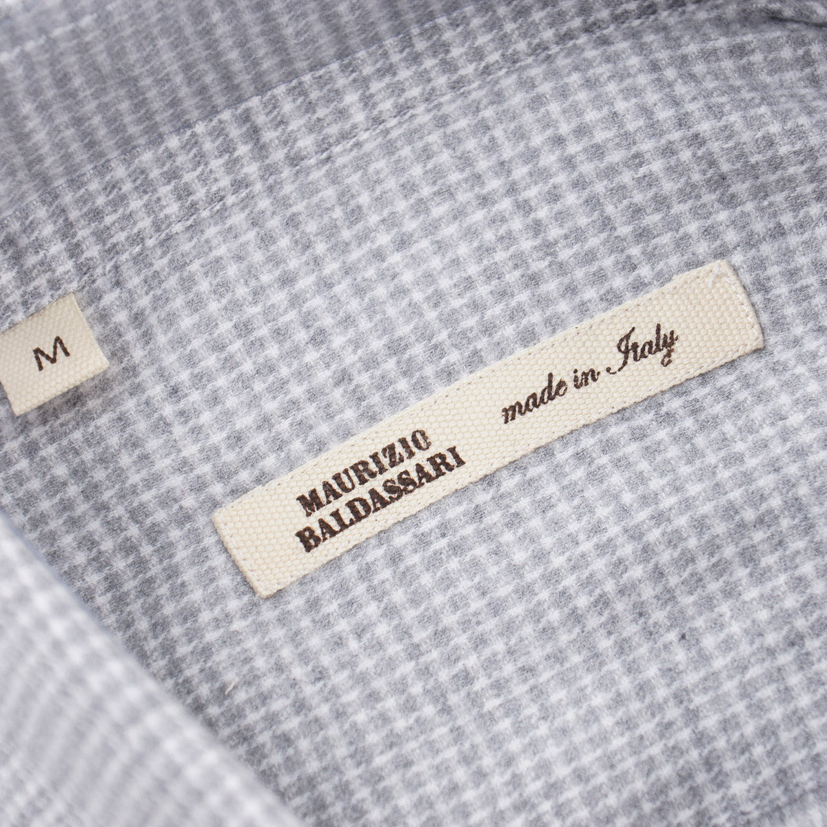 Maurizio Baldassari Soft Flannel Cotton Shirt - Top Shelf Apparel