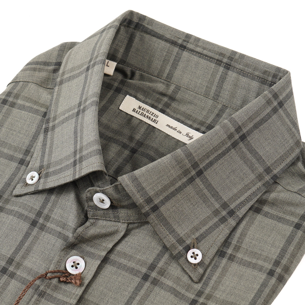 Maurizio Baldassari Lightweight Wool Shirt - Top Shelf Apparel