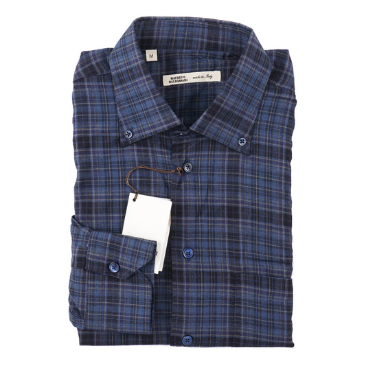 Maurizio Baldassari Cotton-Cashmere Shirt - Top Shelf Apparel